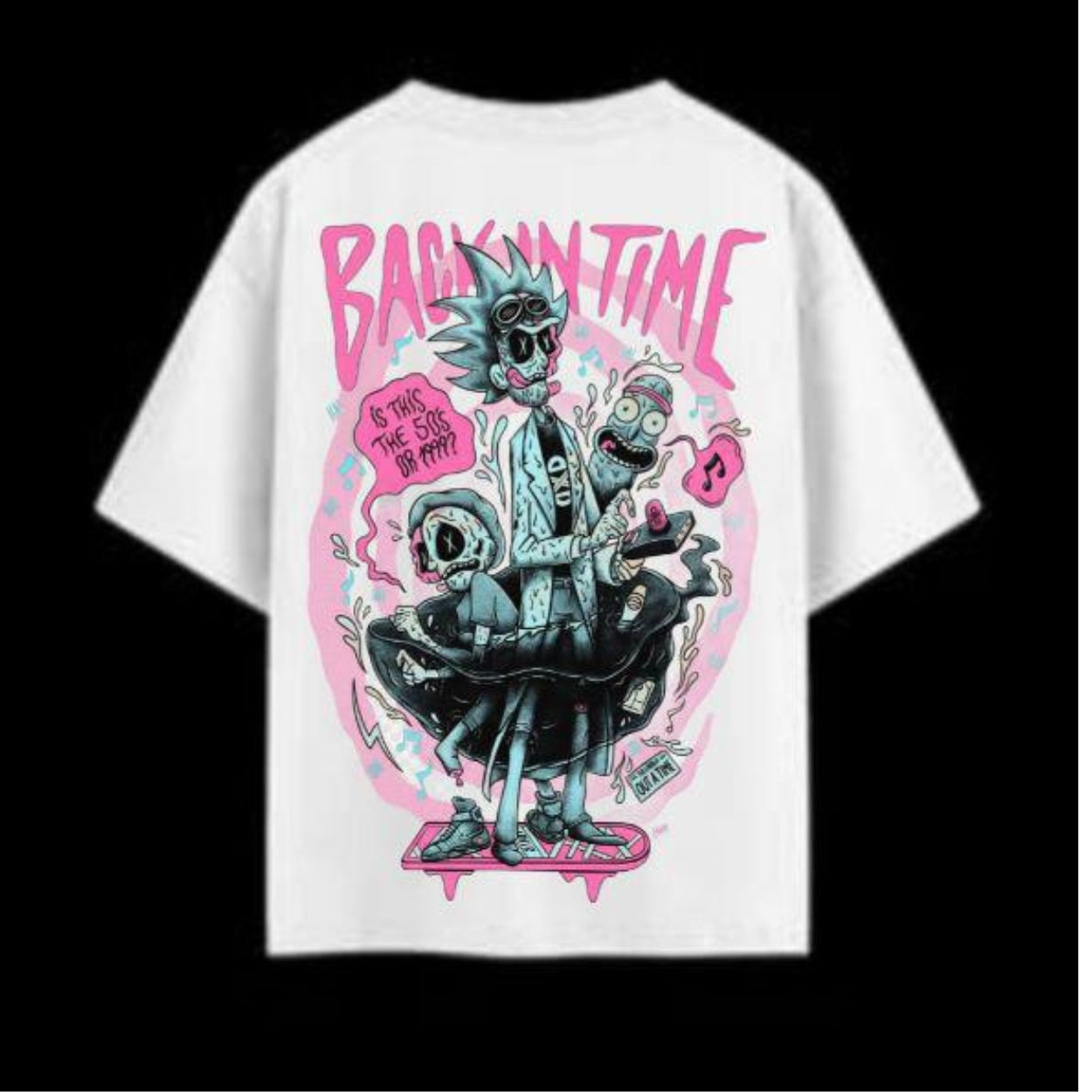 BACK IN TIME OVERSIZED T-SHIRT