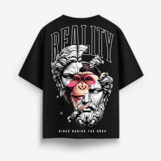 REALITY MASK OVERSIZED T-SHIRT