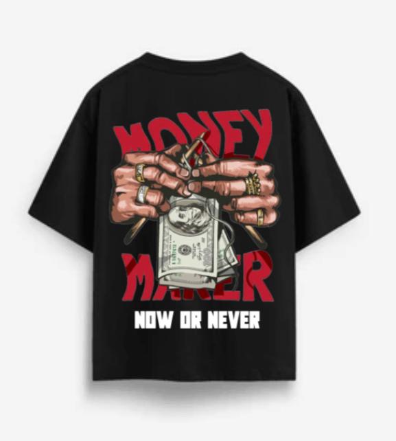 MONEY MAKER OVERSIZED T-SHIRT